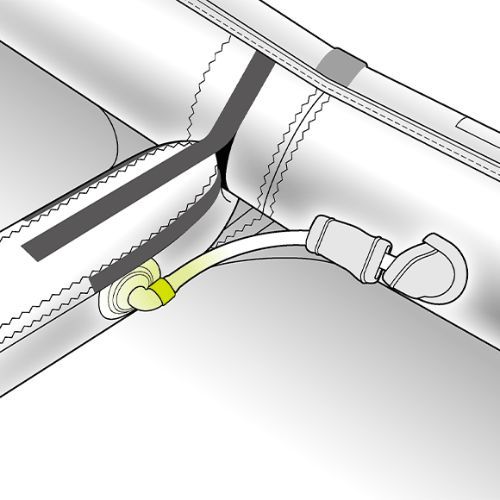 Повітряний змій для кайтсерфінгу F-ONE Bandit XV flame/abyss