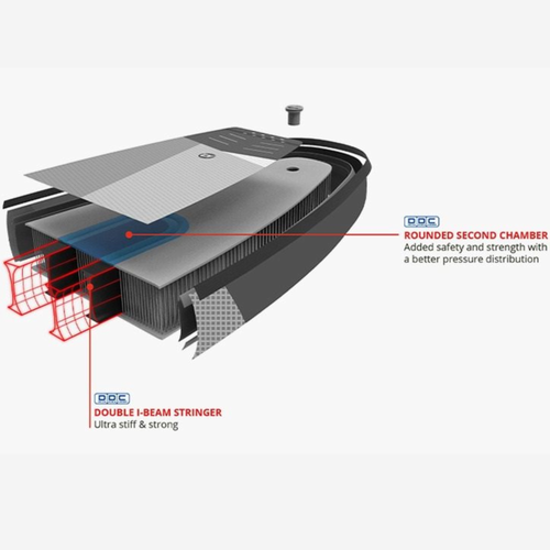 SUP дошка Starboard Touring M Deluxe SC 12'6" блакитна