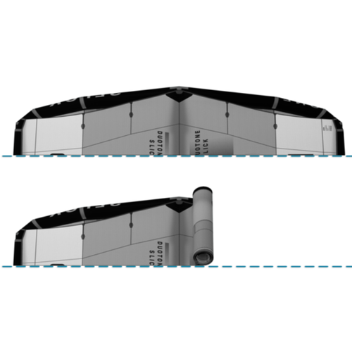 Крило для вінгфойлінгу DUOTONE Wing Slick (CN) mint/grey