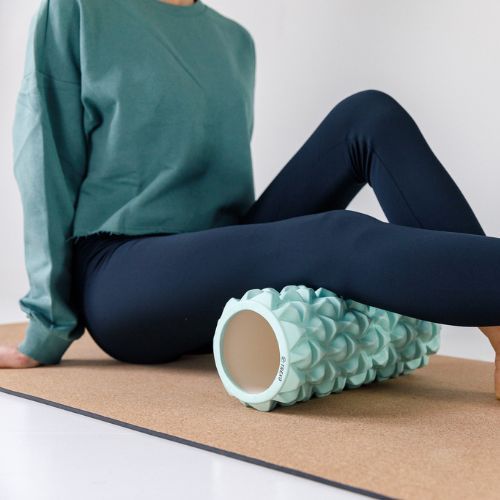 Ролик масажний XTREXO EVA PVC зелений MR-EV01Z