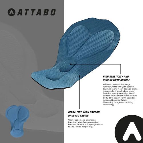 Жіночі велошорти ATTABO Ryst 2в1 чорні