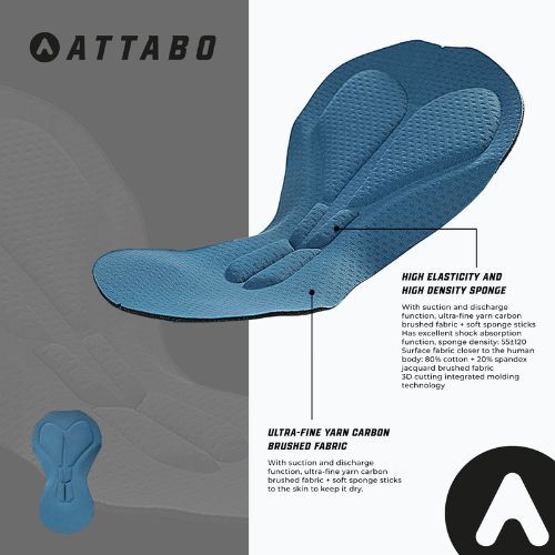 Чоловічі шорти ATTABO Kirun Pro Bib Shorts Cargo чорні