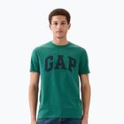 Футболка чоловіча GAP Soft Basic Logo jade stone