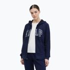 Кофта жіноча GAP French Fullzip Logo Hoodie navy