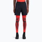 Шорти для тренувань чоловічі Reebok Athlete Speed black/energy red