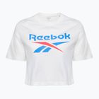 Футболка жіноча Reebok Identity Big Logo Crop Tee white/coral/blue