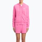Кофта жіноча Reebok Small Logo French Terry FZ true pink