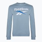Чоловічий світшот Reebok Identity Big Logo Fleece Crew оновлений синій