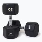 Гантель гумований Nike Strength Hex Dumbbell 20 kg black/white