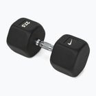 Гантель гумований Nike Strength Hex Dumbbell 27,5 kg black/white