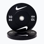Диск Nike Strength Rubber Bumper Plates 10 кг black/white