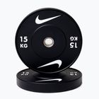 Диск Nike Strength Rubber Bumper Plates 15 кг black/white