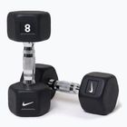 Гантелі Nike Strength Hex Dumbbell 2 x 8 kg black/white