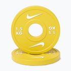 Обтяжувач Nike Strength Change Plates 2 x 1,5 kg yellow/white