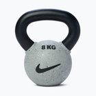 Гиря Nike Strength Rubber Coated 8 кг smoke grey