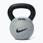 Гиря Nike Strength Rubber Coated 20 кг smoke grey