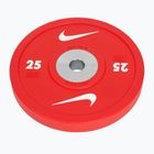 Диски бамперні Nike Strength Pro Urethane Bumper Plates 25 kg red/white