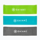 Набір гумок для тренувань Gaiam 63578 3 szt. black/blue/green
