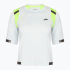 Футболка для бігу жіноча Brooks Carbonite icy grey/nightlife jacquard