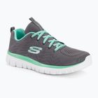 Кросівки тренувальні жіночі SKECHERS Graceful Get Connected charcoal/gray