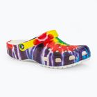 Різнокольорові шльопанці Crocs Classic Tie Dye Graphic