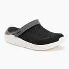 Шльопанці Crocs LiteRide Clog black/smoke
