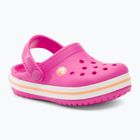 Шльопанці дитячі Crocs Kids Crocband Clog electric pink/cantaloupe