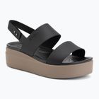 Сандалі жіночі Crocs Brooklyn Low Wedge black/mushroom