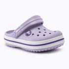Дитячі шльопанці Crocs Crocband Clog лавандовий/неоновий