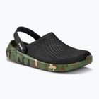 Шльопанці Crocs LiteRide Printed Camo Clog black/multi