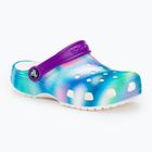 Дитячі шльопанці Crocs Classic Solarized Clog білі/мульти