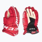 Рукавиці хокейні дитячі CCM JetSpeed FT4 JR red/white