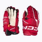 Рукавиці хокейні CCM Tacks XF Pro SR red/white
