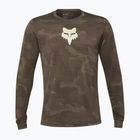 Чоловічий велосипедний лонгслів Fox Racing Ranger Tru Dri dirt brown