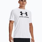 Футболка тренувальна чоловіча Under Armour Sportstyle Logo SS біла 1329590