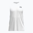 Футболка для тренувань чоловіча Under Armour Left Chest Cut Off Tank white/black