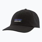 Кепка Patagonia P-6 Logo Trucker чорна