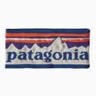 Жіноча пов'язка на голову Patagonia Powder Town fitz roy sunrise в'язана/береза біла
