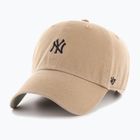 Кепка 47 Brand MLB New York Yankees Base Runner CLEAN UP khaki