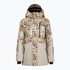 Утеплена жіноча сноубордична куртка Oakley TNP TBT з принтом cheeta td