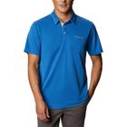 Футболка трекінгова чоловіча Columbia Nelson Point Polo bright indigo