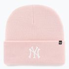 Шапка зимова 47 Brand MLB New York Yankees Haymaker pink