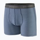 Труси чоловічі Patagonia Essential Boxer Briefs 3" fathom stripe/new navy