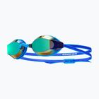 Окуляри для плавання жіночі TYR Blackops 140 Ev Racing Mirrored royal/light blue