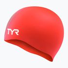 Шапочка для плавання TYR Wrinkle Free Silicone bright red