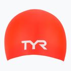 Шапочка для плавання TYR Long Hair Wrinkle Free Silicone bright red