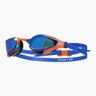 Окуляри для плавання TYR Tracer-X RZR Mirrored blue/orange