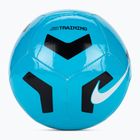 М'яч футбольний Nike Pitch Training light blue fury/black/white розмір 4