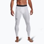 Легінси для тренувань чоловічі Under Armour HeatGear white/black