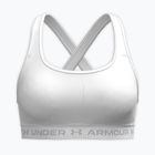 Бюстгальтер для тренувань Under Armour Crossback Mid white/white/halo gray